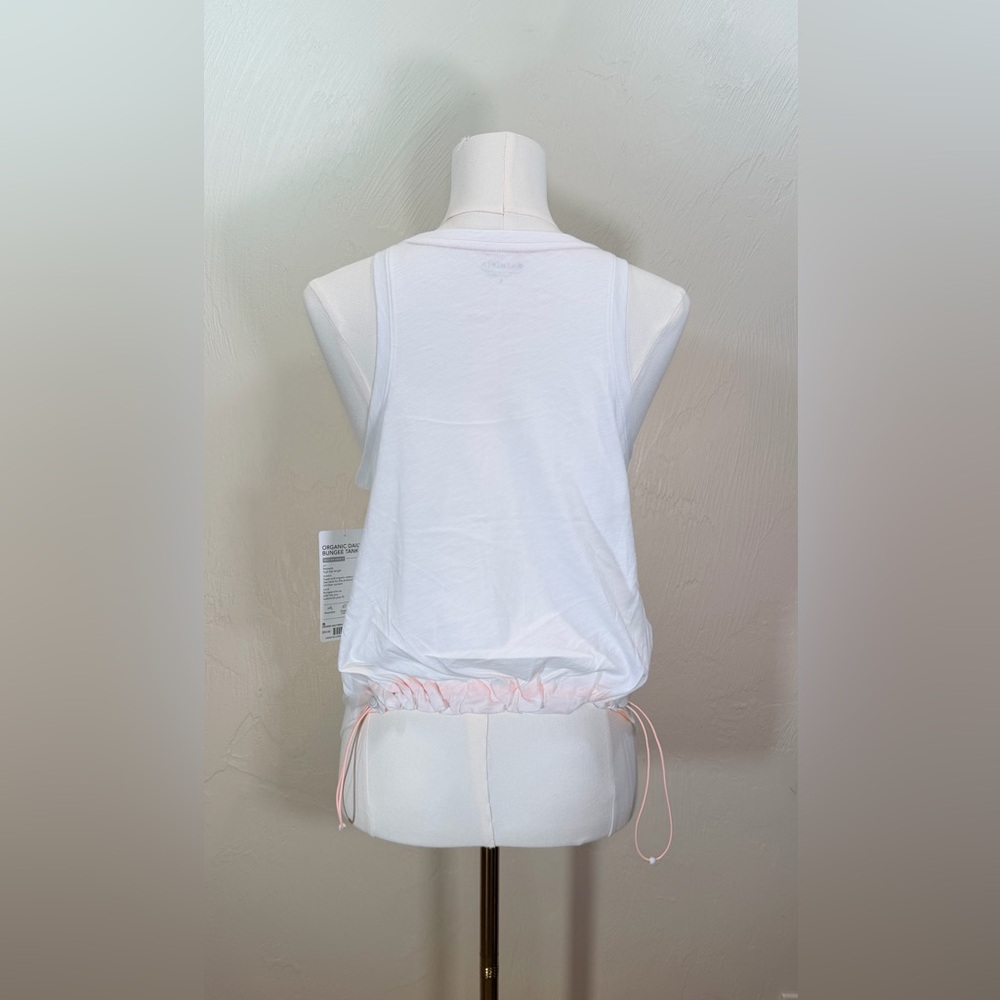Athleta Organic Daily Bungee White Tank Top - Picture 4 of 12